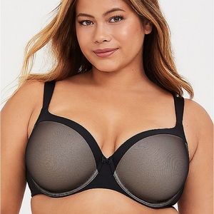 Torrid mesh balconette bra